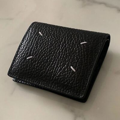 Margiela Maison Margiela Bi-fold Wallet compact wallet Accessories Outlet Black