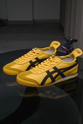 Check Description Onitsuka Tiger Sneakers MEXICO 66 Yellow Many Sizes 6-9.5