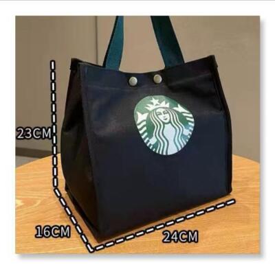 check description chose 2colors Starbucks New Tote Bag Handbag Thermal Lunch Bag