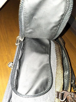 tumi Mont Blanc Sling Bag One-Shoulder Body Bag 2WAY size magnetic strap Black