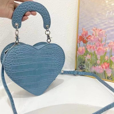 see description 2 color Vivienne Westwood Crocodile Pattern Cowhide Shoulder Bag
