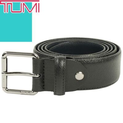 TUMI Leather Belt 2023 Fall/Winter Casual Business Gift Black BELT TU0080