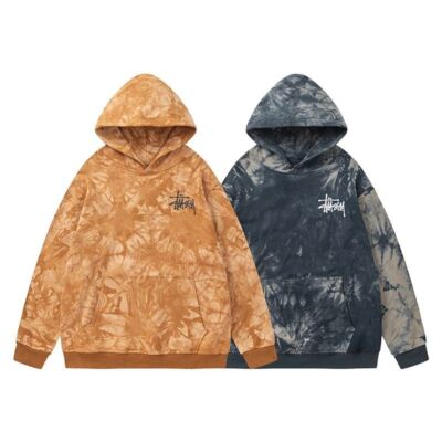 see description size S-XL Stussy Hoodie Long Sleeve Pullover Stylish 2 Patterns