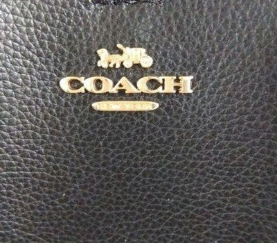 Coach CA177 Shoulder Bag Molly Bucket Bag Leather Black Top Handle Premium Price