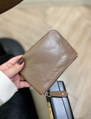 Vivienne Westwood Ultra-thin Coin Purse small wallet Multi-Card Pocket Khaki