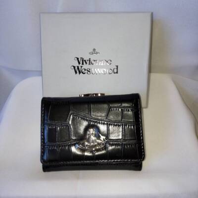Vivienne Westwood Crocodile Pattern Multi-Card Pocket Wallet 43VV591 stripe sp