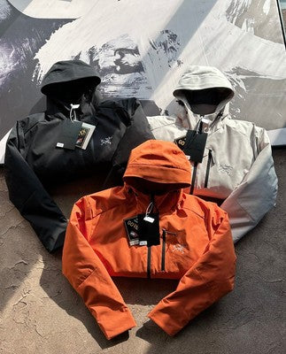 check description size M-3XL ARCTERYX Outdoor Sports Warm Hooded Down Jacket