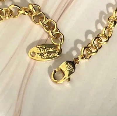 Vivienne Westwood Small Orb Pearl Dome Pendant Necklace, Gold, 80cm Chain
