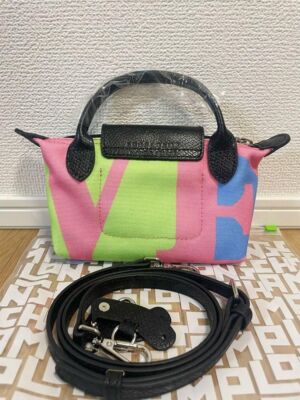 Longchamp S size Tote Bag Hand bag  Shoulder bag Vitamin Color Leather