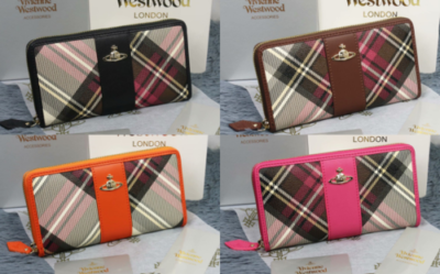 see description 4colors Vivienne Westwood Long Wallet 55VV356