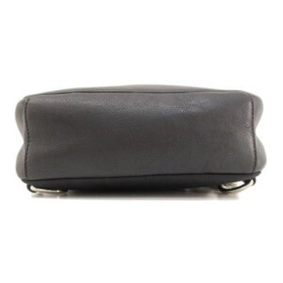 Coach Signature Body Bag Shoulder Bag Black F54787 Used