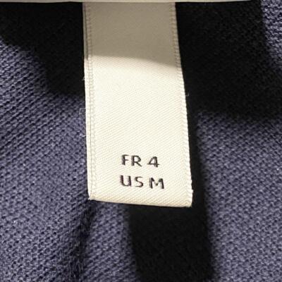 [US M or L] Lacoste x Keith Haring Band Print Collaboration Polo Shirt Navy