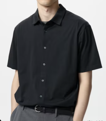 see description size/color Uniqlo Men's AIRism Cotton Full Open Polo Shirt