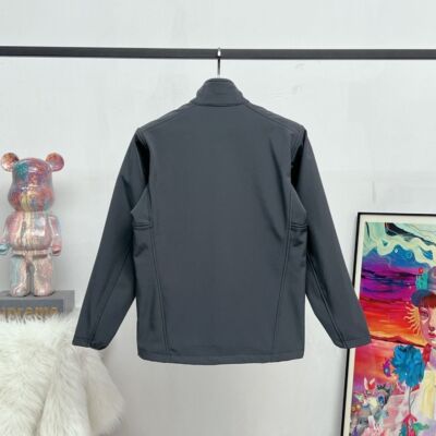 see description 4colors Arcteryx Logo Windproof Stand Collar Long Sleeve Jacket
