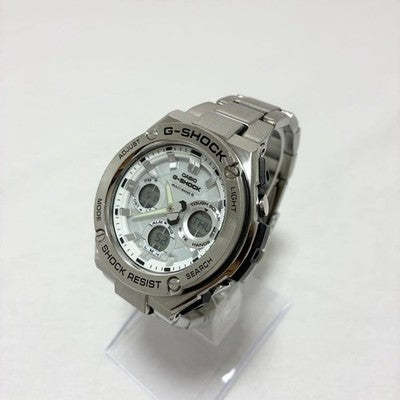 Casio Watch G-STEEL Radio Solar GST-W110D-7AJF Silver Men Analog Digital japan
