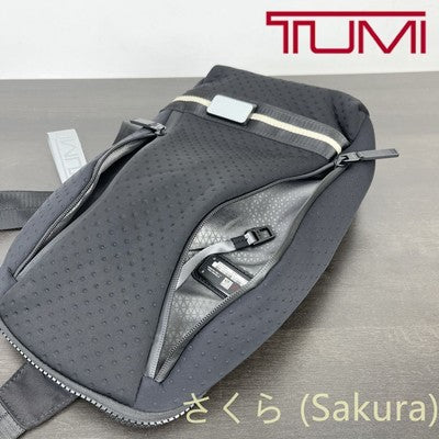 tumi TAHOE Sky Sling Black 798683IK Bag One Shoulder Rare Model Nylon/Leather