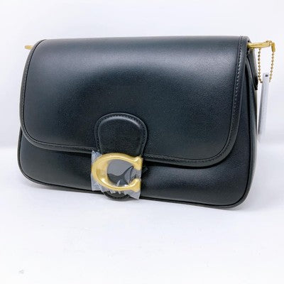 Coach C4823 Leather Soft Tabby Shoulder Bag Crossbody Black NEW Outlet Handbag