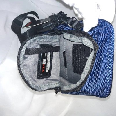 tumi Alpha Compact Sling Body Bag Blue