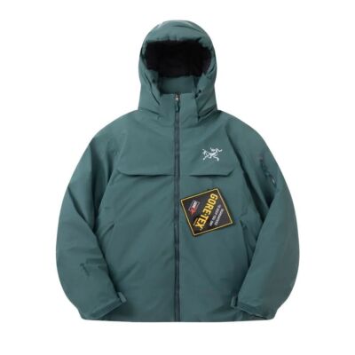 check description size S-2XL Arcteryx Unisex Hooded Ski Jacket Goose Down Jacket