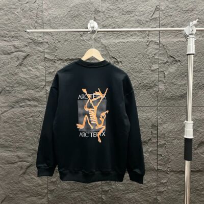 check description size XS-L ARC'TERYX Back Logo Vintage Long Sleeve Sweatshirt