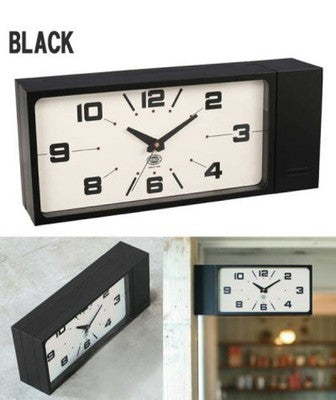 See Description Color DULTON Double Face Wall Clock Industrial Two Sided Clock