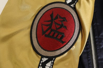 【M or L】PUNK DRUNKERS x Kinnikuman Reversible Skajan Jacket Navy gold Black acs