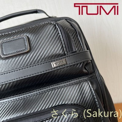 TUMI Alpha 3 Carbon Leather Backpack outletdp