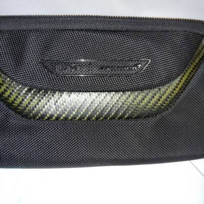 Tumi Mclaren Brox Shoulder Bag Sling Body Bag Black Orange