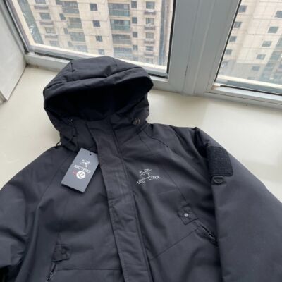 see description size M-2XL ARC'TERYX New Graphite Work Down Cotton Jacket