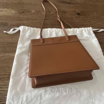 [CAFUNE] STANCE CLASP Shoulder bag for women, brown, for everyday use