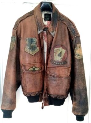 AVIREX TYPE A-2 Flight Jacket Top Gun S Size Men's Brown