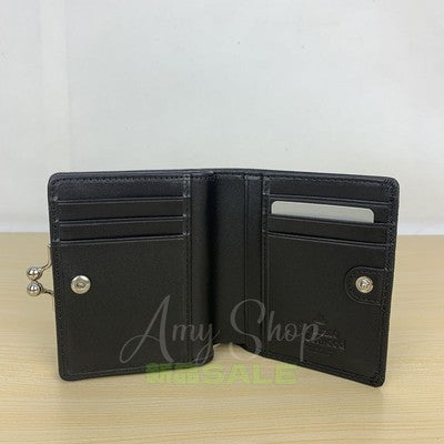Vivienne Westwood Leather Multi-Card Pocket Snap button closure Wallet NEW