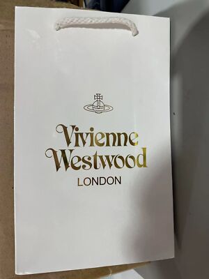 Vivienne Westwood Clasp Trifold Wallet Enamel Fabric  Orb outlet Red NEW