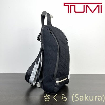 tumi TAHOE Sky Sling Black 798683IK Bag One Shoulder Rare Model Nylon/Leather