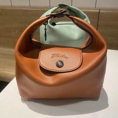 LONGCHAMP mini tote bag 2WAY shoulder bag Handbag Caramel Women's fashion
