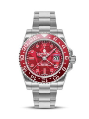 see decription A BATHING APE wristwatch TYPE 2 BAPEX COLOR CAMO Black Red A