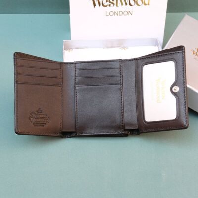 Vivienne Westwood Crocodile Pattern Multi-Card Pocket Wallet 43VV591 blackstripe