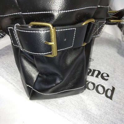 Vivienne Westwood Accord Tote Bag Orb Embossed Black Bag Outlet Product Bargain