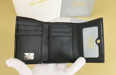 Vivienne Westwood Tri-fold wallet purse wallet enamel 13VV107