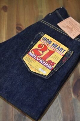 see description IRON HEART Jeans IH-634S 21OZ Straight Selvedge Model Denim