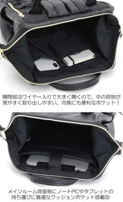 check description 7colors Anello Clasp Backpack RETRO AHB3771Z Business Unisex