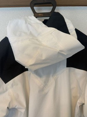 Size M Men NORTH FACE Logo Hoodie Mountain RAGE GTX SHELL PULLOVER Jacket White