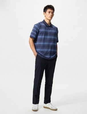 see description size Uniqlo Men's Dry EX polo shirt Adam Scott model