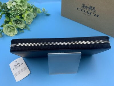 COACH Long Wallet Wallet SNOOPY Black Accordion Gift Fashion Women Men F53773