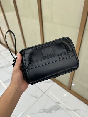 see description 2colors TUMI Clutch Bag Blue 22104DHr Bag Black Blue outlet cp