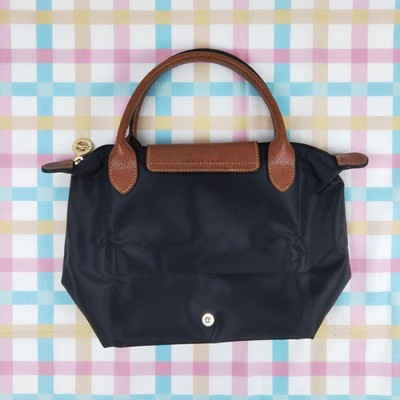 Longchamp Le Pliage S  Tote Bag Handbag collapsible Outlet black brown NEW