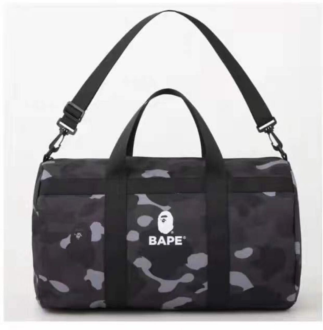 NEW BAPE A Bathing Ape Duffle Bag Camo Black 2022 Spring Magazine Free Gift