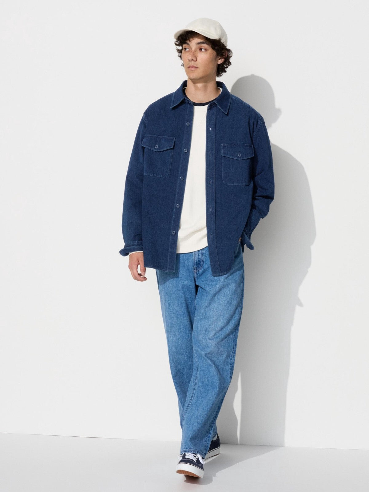 Bargain Price UNIQLO Jersey Overshirt Looks Like Denim 2024 New Arrival