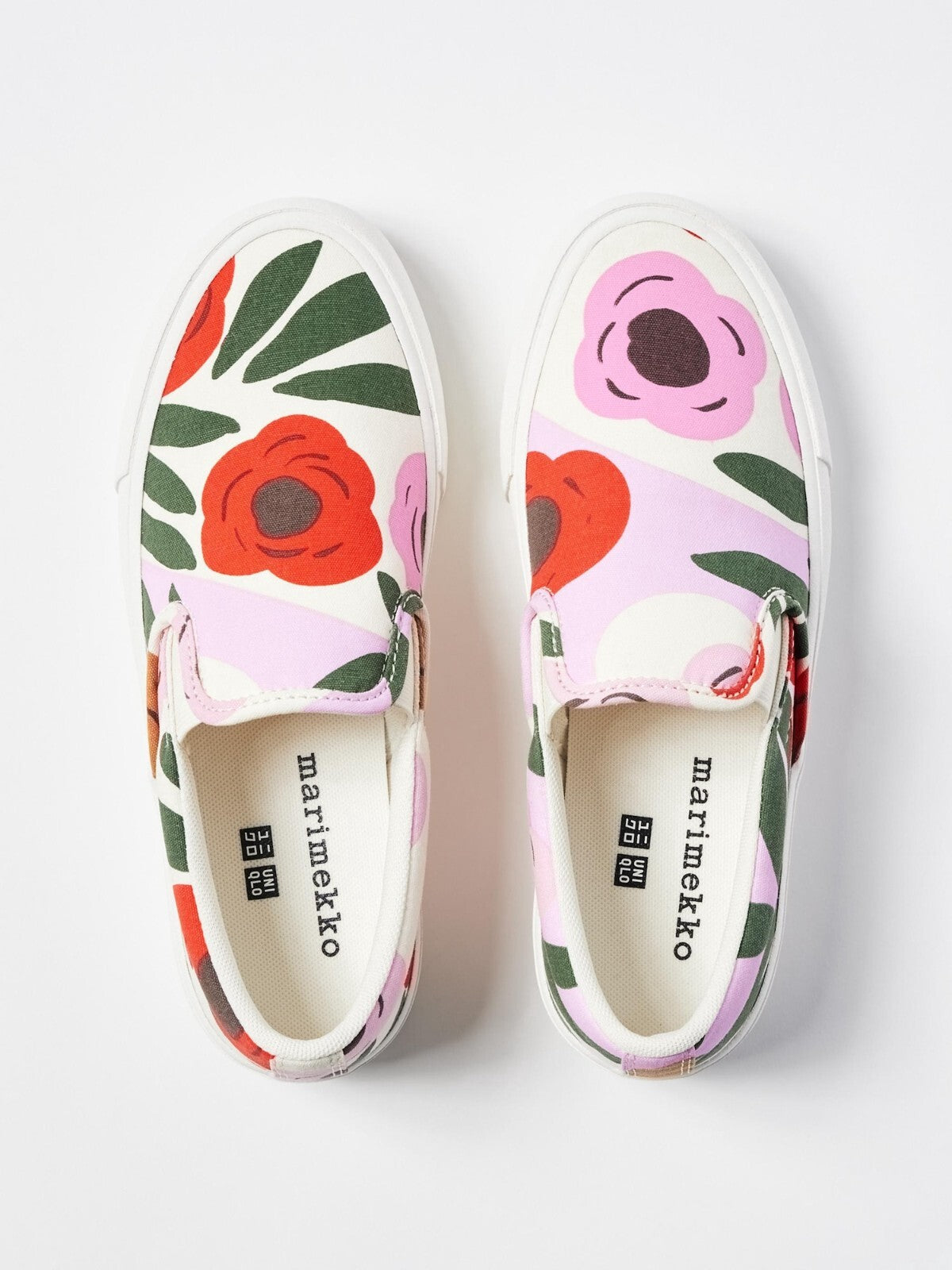 Bargain Price UNIQLO  Marimekko Women's Canvas Slip-On Shoes Cotton New