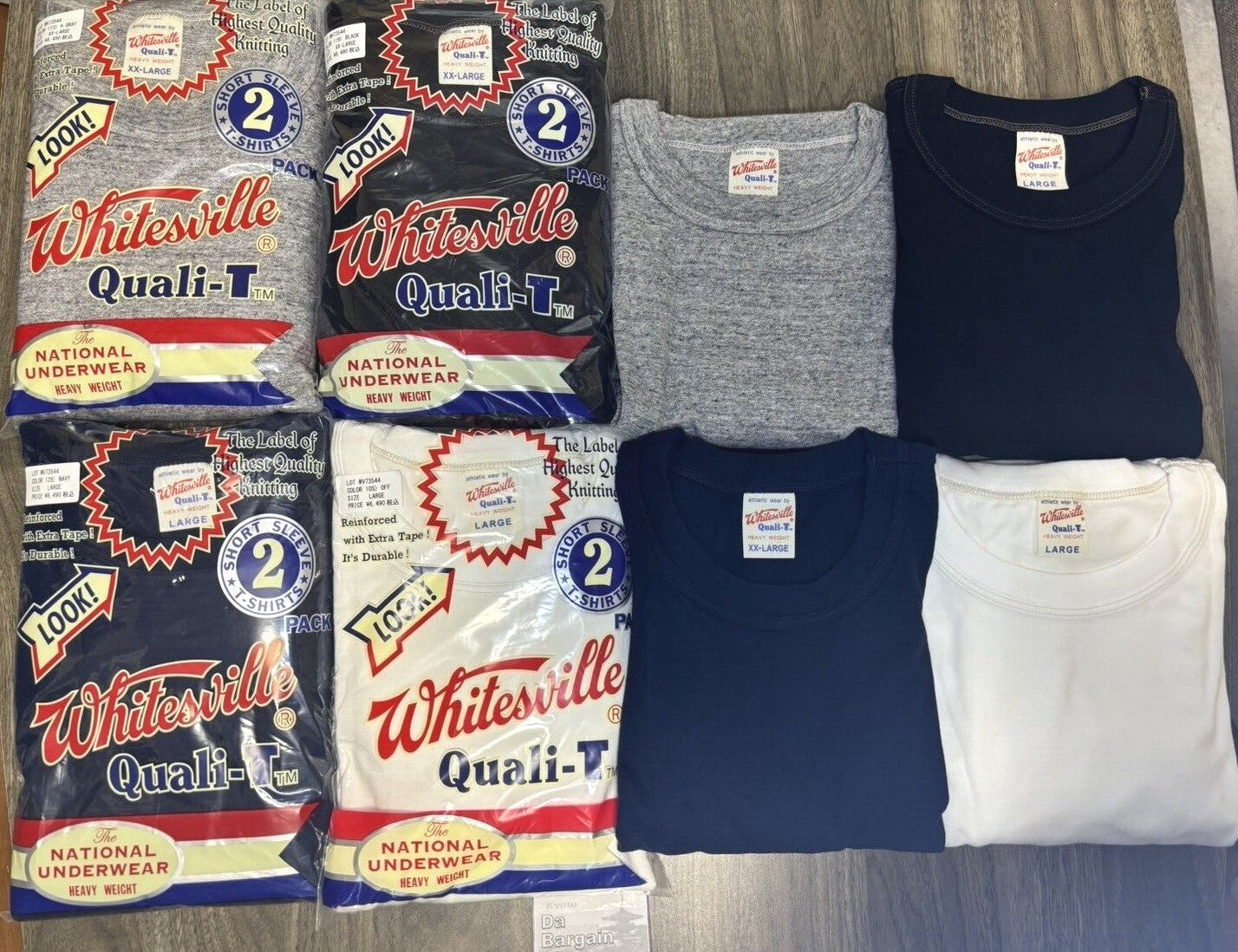 Bulk purchases great value‼【2-PACK】S-2XL WHITESVILLE T-SHIRT WV73544 Toyo